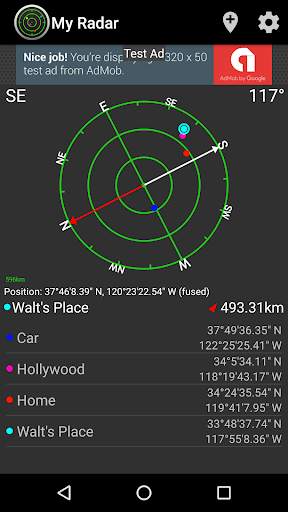 My Radar screenshot 2