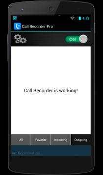 Automatic Call Recorder Free screenshot 2