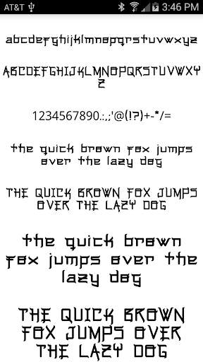 Stylish Fonts for FlipFont screenshot 3