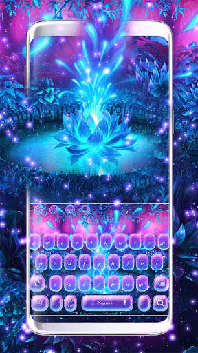 Magic Neon Flower Keyboard screenshot 1