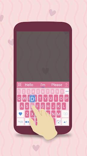 ai.keyboard My Baby Girl theme screenshot 2