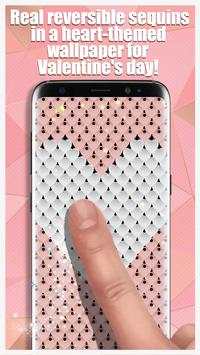 Sequin Flip Live Wallpaper Heart screenshot 2