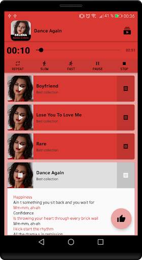 Selena Gomez Songs Lyrics Offline (New Version) screenshot 1