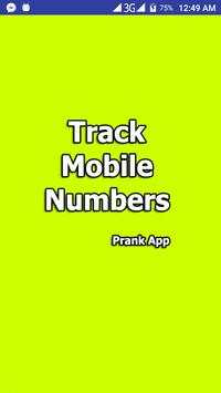 Mobile Number Tracker and Locator Prank App screenshot 1
