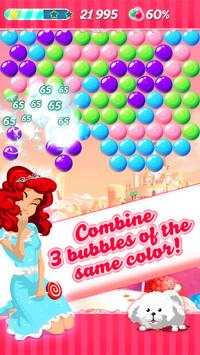 Candy Bubble Shooter Free - Bubble Games for Girls screenshot 1