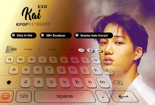 KAI EXO Kpop Theme Keyboard screenshot 1