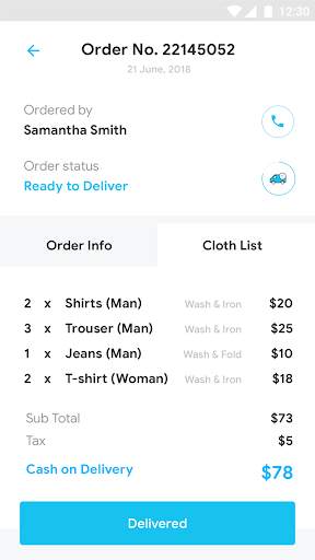 Washapp Delivery screenshot 3