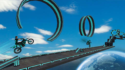 Dirt Bike Stunt track: Motocross Racing Game screenshot 2