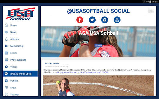 USA Softball Mobile App screenshot 7