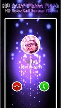 HD Color Phone Flash - HD Color Call Screen Theme screenshot 2