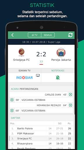 Sepak bola di TV screenshot 5