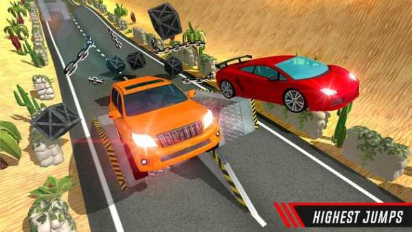 Chained Cars : Impossible American Muscle Driver screenshot 2