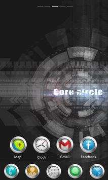 Core circle GO Launcher Theme screenshot 1