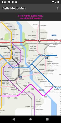 Delhi Metro Map 2 تصوير الشاشة