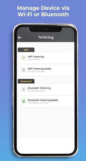 Wifi-Bluetooth Tethering screenshot 2