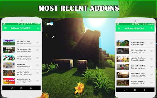 Addons  for Minecraft PE 4 تصوير الشاشة