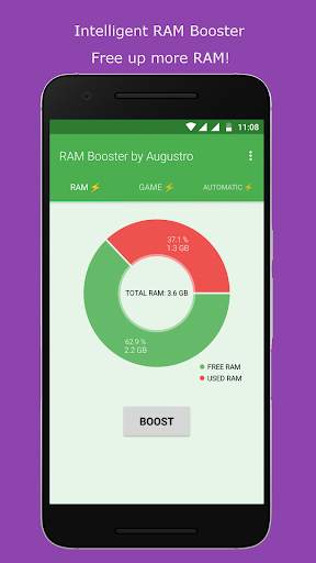 RAM & Game Booster by Augustro (67% OFF) screenshot 1