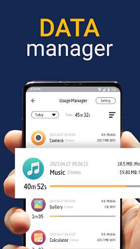Data Manager : DataNet Usage screenshot 1