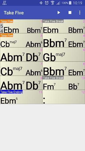 Band2Play - Chord Progression Player screenshot 1