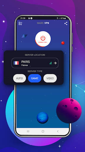 Free VPN Mars VPN: Fast Secure VPN Proxy screenshot 4