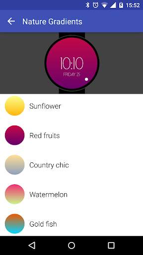 Nature Gradients Watch Face screenshot 8