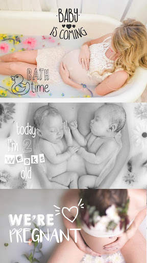Baby Story Photo Editor 4 تصوير الشاشة