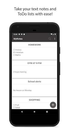 MyNotes - Take your notes with ease screenshot 1