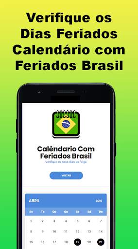 Calendário Com Feriados Brasil 2021 Grátis 3 تصوير الشاشة