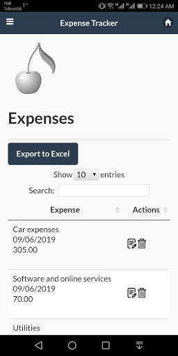 Expense Tracker скриншот 1