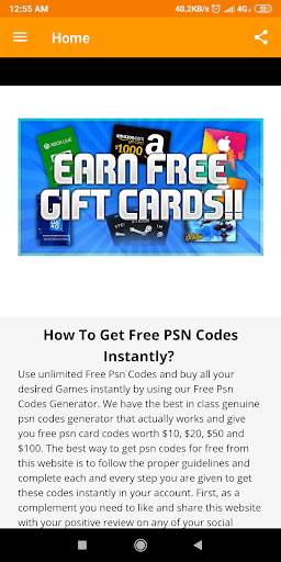 Gift card generator for psn screenshot 3