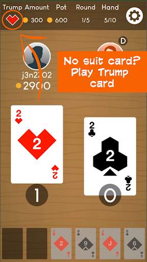 BAM! A free trick-taking card game for players screenshot 3