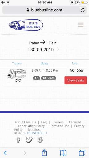 Blue Bus Line screenshot 2