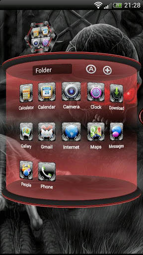Next Launcher Skull Theme screenshot 3