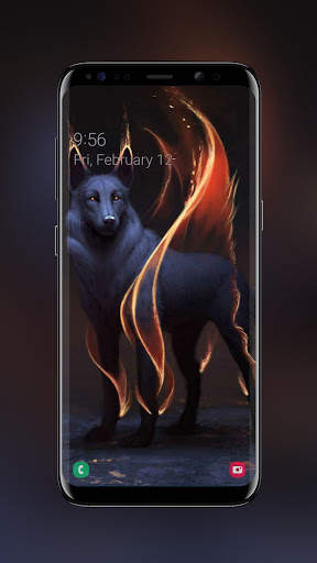 Fire Wallpaper - Fire Lion, Wolf & Tiger screenshot 5