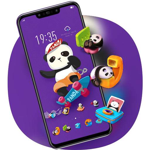 Panda theme for animal best launcher HD V15 Pro 2.0.1