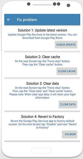 Droid fix play store services 2020 - info & update screenshot 3