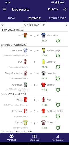 Live Scores for Eredivisie screenshot 7