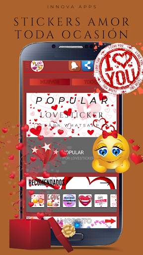 Love Stickers emojis y stickers amor para Whatsapp screenshot 2