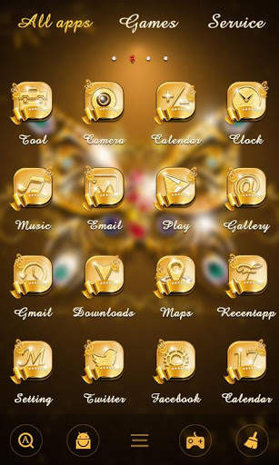 Noble GO Launcher Theme 3 تصوير الشاشة