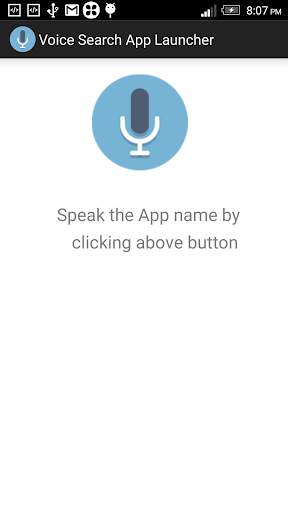 Voice Search App Launcher screenshot 1