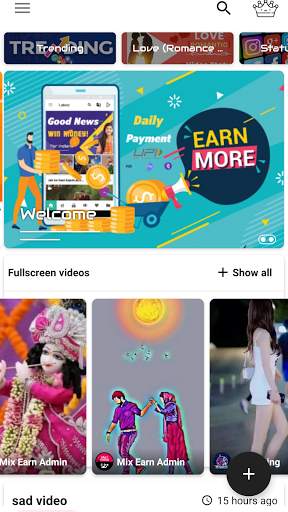 Mix Status Earn Money Daily | Status Video screenshot 1