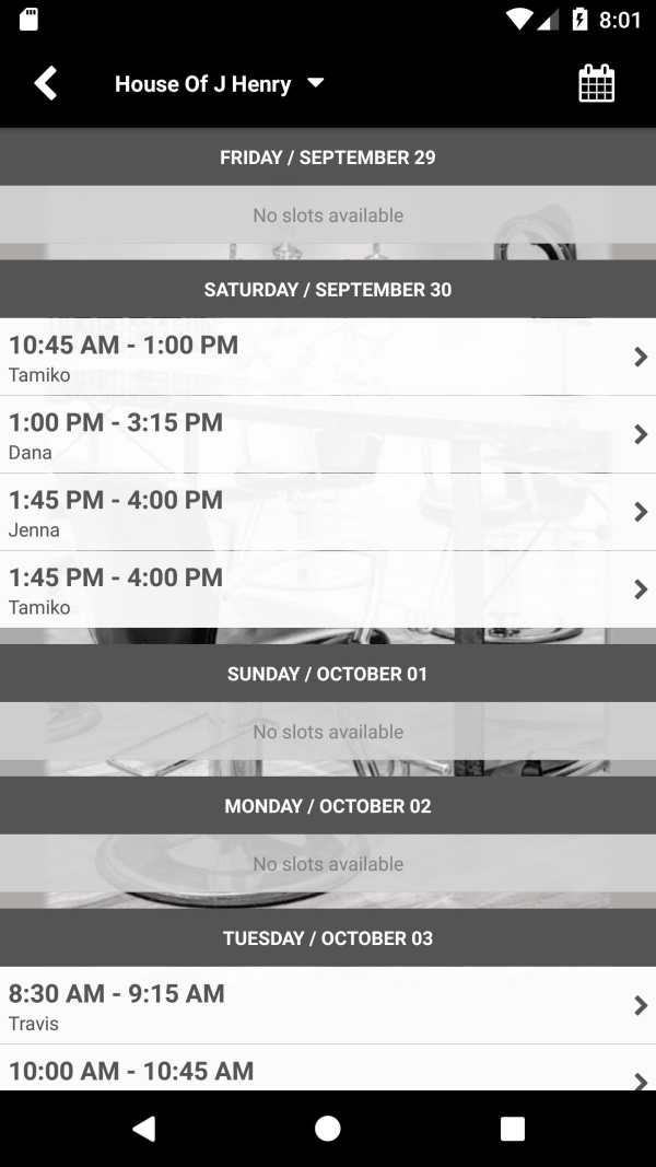 House of J Henry screenshot 3