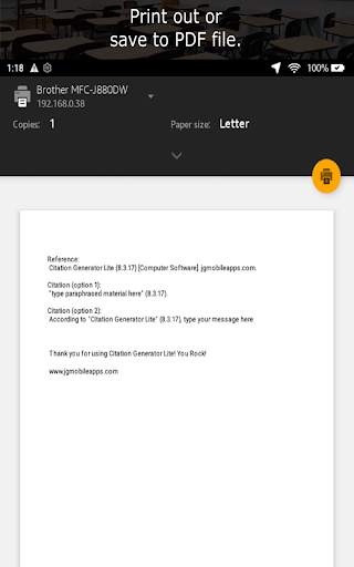 Citation Generator Lite screenshot 7
