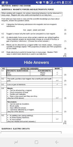 Grade 9 Natural Sciences Mobile Application screenshot 6