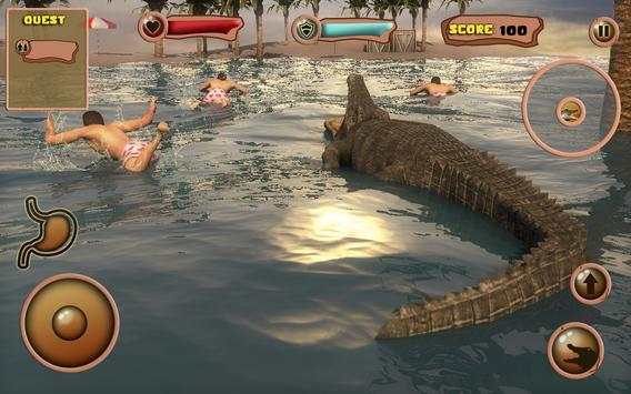 Angry Crocodile Simulator 2018: Swamp 3D Attack screenshot 2