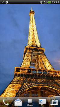 Paris - Live Wallpaper screenshot 1