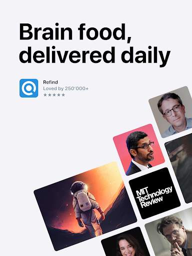 Refind – Brain food, daily screenshot 5