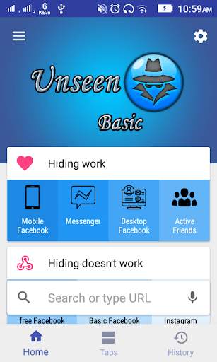 Unseen for Facebook B screenshot 1
