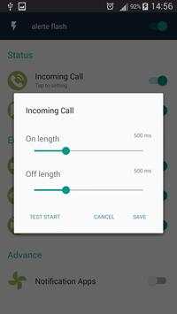 Flash Alerts on Call flash SMS screenshot 2