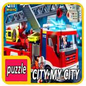 Puzzle Lego City My City logo
